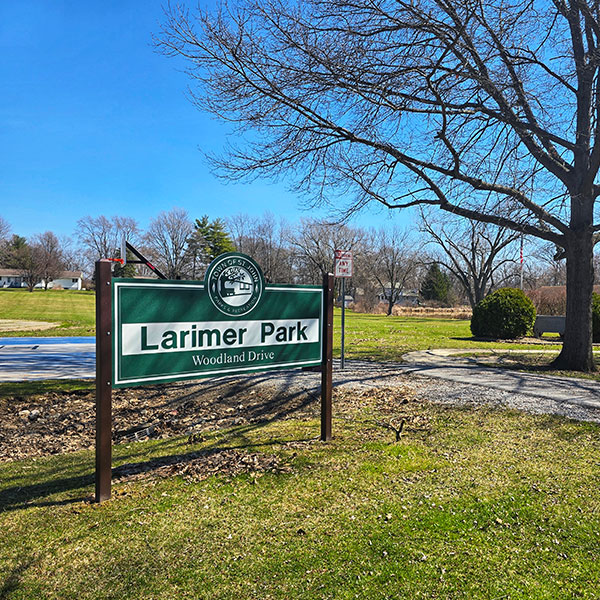 Larimer Park on Woodland Drive in St. John, Indiana